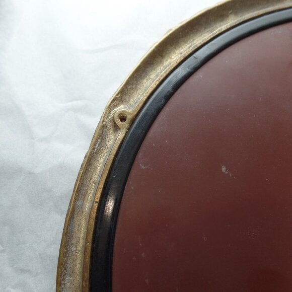 Penco Crescent Man in The Moon Wall Mirrorl Brass - Picture 7 of 10